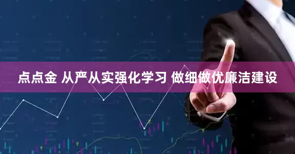 点点金 从严从实强化学习 做细做优廉洁建设