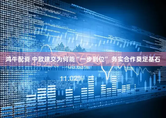鸿牛配资 中欧建交为何能“一步到位” 务实合作奠定基石
