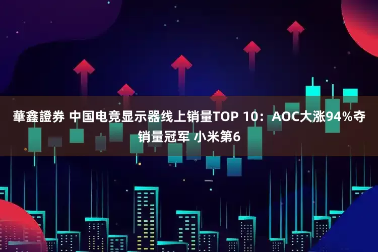 華鑫證券 中国电竞显示器线上销量TOP 10：AOC大涨94%夺销量冠军 小米第6
