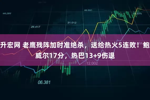 升宏网 老鹰残阵加时准绝杀，送给热火5连败！鲍威尔17分，热巴13+9伤退